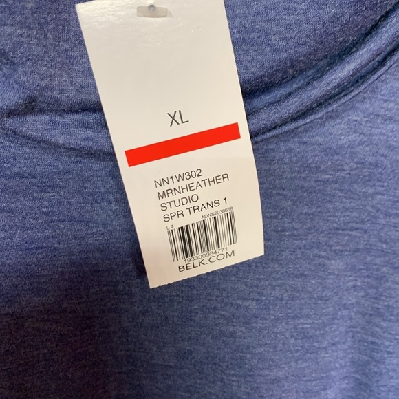 New Directions Blue Cowl Neck Top Women’s XL - Picture 5 of 9